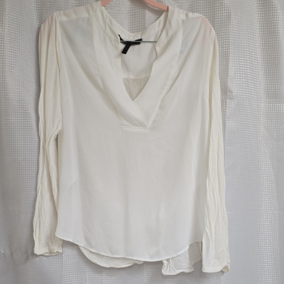 BCBGMaxAzria Cream Blouse - Picture 1 of 4